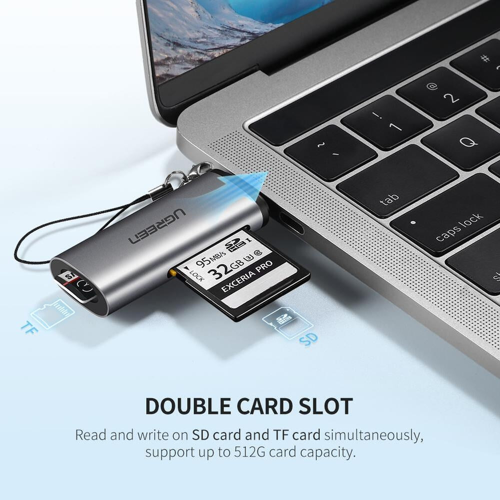 USB Flash Drives: UGREEN 50704 USB-C SD Card Reader