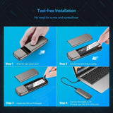 Hard Drives: Ugreen M.2 B-Key Hard Drive Enclosure (6Gbps) 60355