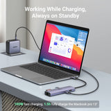 Computer Cables & Adapters: UGREEN 60515 USB-C to HDMI/Ethernet Adapter with Card Reader