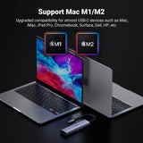Computer Cables & Adapters: UGREEN 60515 USB-C to HDMI/Ethernet Adapter with Card Reader