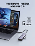 Computer Cables & Adapters: UGREEN 60515 USB-C to HDMI/Ethernet Adapter with Card Reader