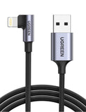 Computer Cables & Adapters: UGREEN 60521 USB-A to 8-pin 90 Degree Angel Cable 1M