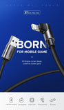 Computer Cables & Adapters: UGREEN 60521 USB-A to 8-pin 90 Degree Angel Cable 1M
