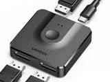 Computer Monitors & Accessories: UGREEN 60622 Displayport DP 1.2 Bidrectional Switch