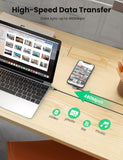 Computer Cables & Adapters: UGREEN 60763 90 Degree USB-C to iPhone 8-pin Cable 1M