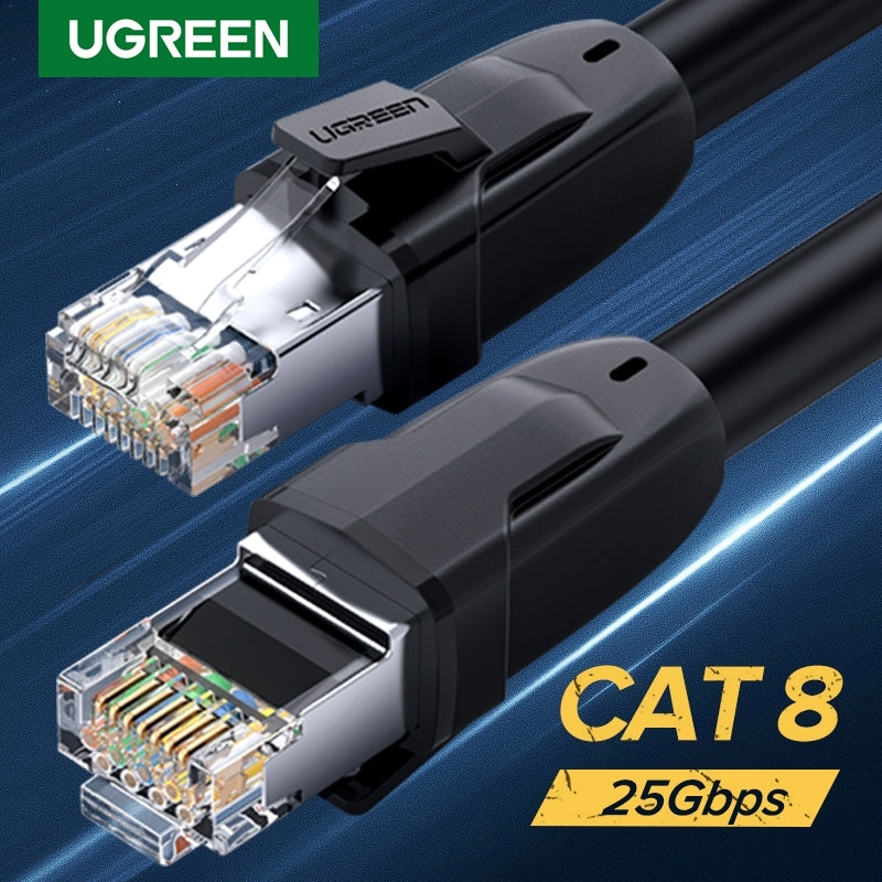 Computer Cables & Adapters: UGREEN 70329 Cat 8 Pure Copper Patch Cord Network Cable 2M