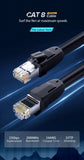 Computer Cables & Adapters: UGREEN 70329 Cat 8 Pure Copper Patch Cord Network Cable 2M