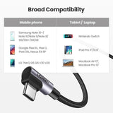 Computer Cables & Adapters: UGREEN 70529 60W Angle USB C to C Cable 1M