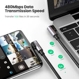 Computer Cables & Adapters: UGREEN 70529 60W Angle USB C to C Cable 1M
