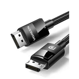 Computer Cables & Adapters: UGREEN 80394 DP V1.4 Male to Male Plastic Case Braided Cable 5M