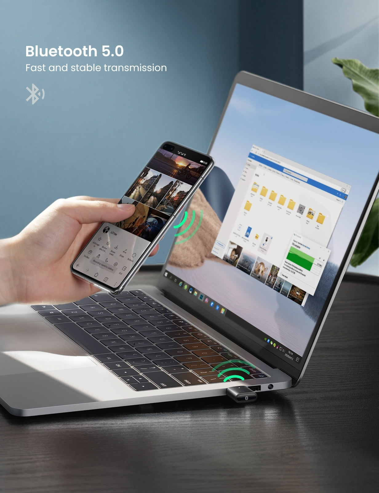 Computer Cables & Adapters: UGREEN 80889 USB Bluetooth 5.0 Adapter