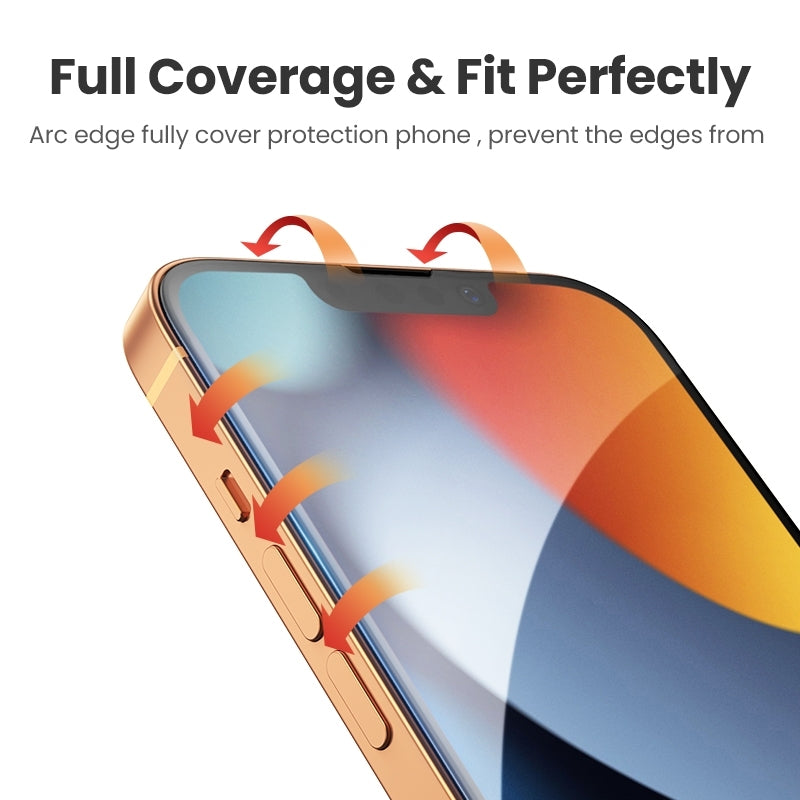 Automotive Decor: UGREEN 80967 Full Coverage HD Tempered Glass Screen Protector with Precise-Align Applicator for iPhone 13/13 Pro (2-Pack)