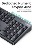 Video Games: UGREEN 90250 104-Key layout 2.4G Wireless Keyboard