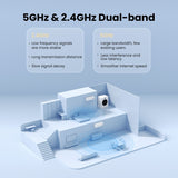 Computer Cables & Adapters: UGREEN 90339 AC650 High-Gain Dual Band Wireless USB Adapter