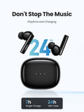 Work Safety Protective Equipment: UGREEN 90401 HiTune T3 Active Noise-Cancelling Wireless Earbuds (Black)