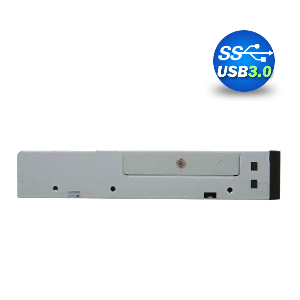 USB Flash Drives: 3.5" USB 3.0 All in One Internal Card Reader Full Long Metal with Front USB Black