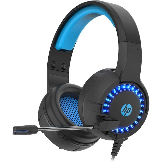 Over Ear Headphones: HP DHE-8011UM USB + 3.5mm with LED Stereo Gaming Headset