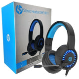 Over Ear Headphones: HP DHE-8011UM USB + 3.5mm with LED Stereo Gaming Headset