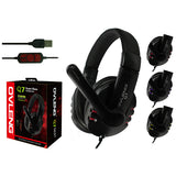 Over Ear Headphones: OVLENG Q7 USB Computer Headphones with Mic and Volume Control