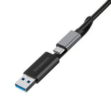 Hard Drives: Simplecom CA132 USB-A Male to USB-C Female Adapter USB 3.2 Gen 2 Data & Charging Double-Side 10Gbps