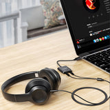 Over Ear Headphones: Simplecom CA152 USB to 3.5mm Audio and Microphone Sound Card Adapter for TRS or TRRS Headset with Mic