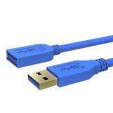 Computer Cables & Adapters: Simplcom CA312 1.2M 4FT USB 3.0 SuperSpeed Extension Cable Insulation Protected Gold Plated