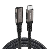 Computer Cables & Adapters: Simplecom CAU610 USB-C Male to Female Extension Cable USB 3.2 Gen2 PD 100W 20Gbps 1M