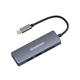 USB Flash Drives: Simplecom CH255 USB-C 5-in-1 Multiport Adapter 3-Port USB-A Hub with SD MicroSD Card Reader