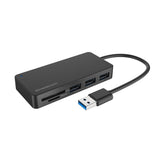 Memory Card Adapters: Simplecom CH368 3 Port USB 3.0 Hub with Dual Slot SD MicroSD Card Reader
