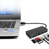 Memory Card Adapters: Simplecom CH368 3 Port USB 3.0 Hub with Dual Slot SD MicroSD Card Reader