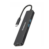 Memory Card Adapters: Simplecom CH547 USB-C 7-in-1 Multiport Adapter USB Hub HDMI Card Reader PD