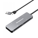 Memory Card Adapters: Simplecom CR407 5-Slot SuperSpeed USB 3.0 and USB-C to CFast/CF/XD/SD/MicroSD Card Reader