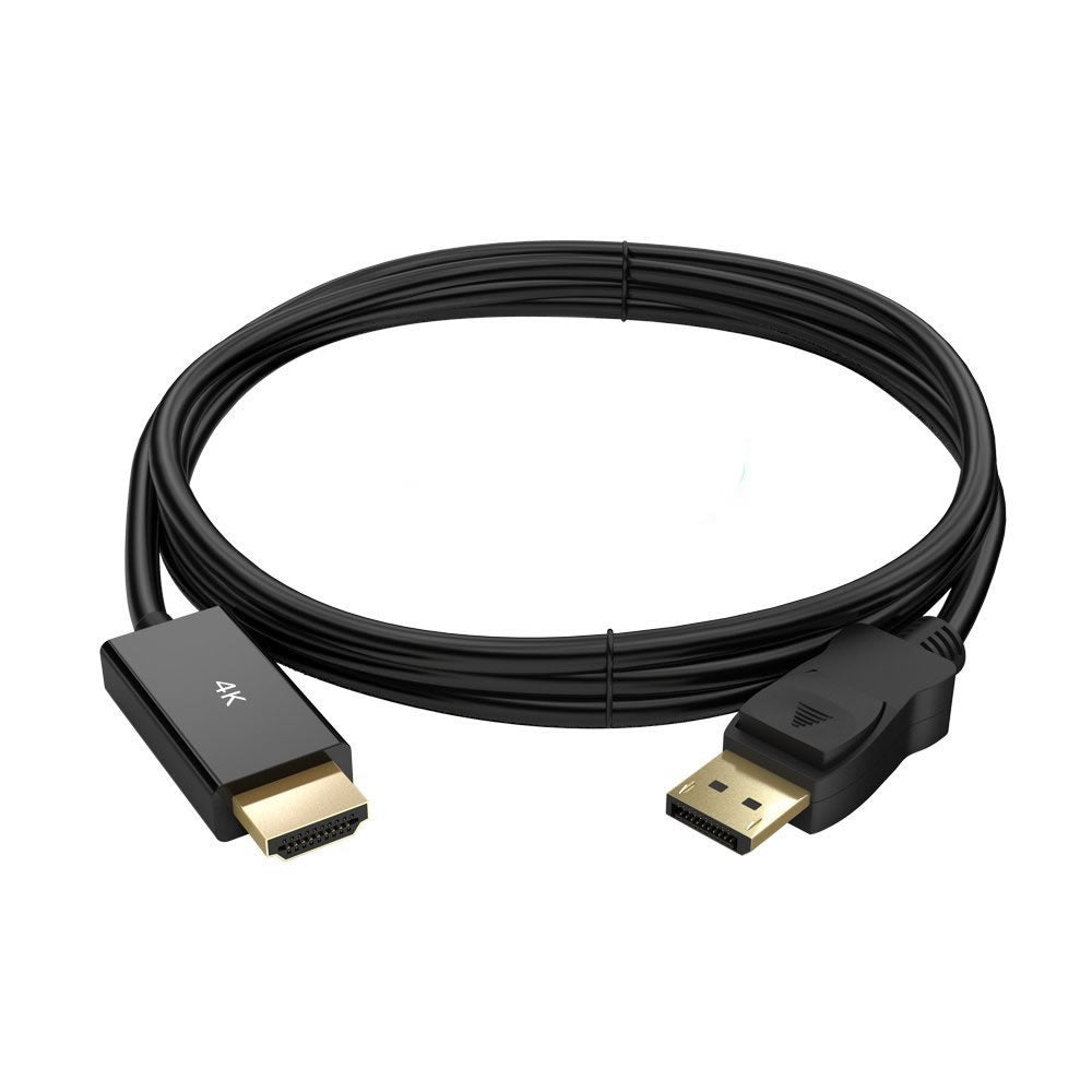 Computer Monitors & Accessories: Simplecom DA201 4K DisplayPort to HDMI Cable 2160P Ultra HD 1.8M