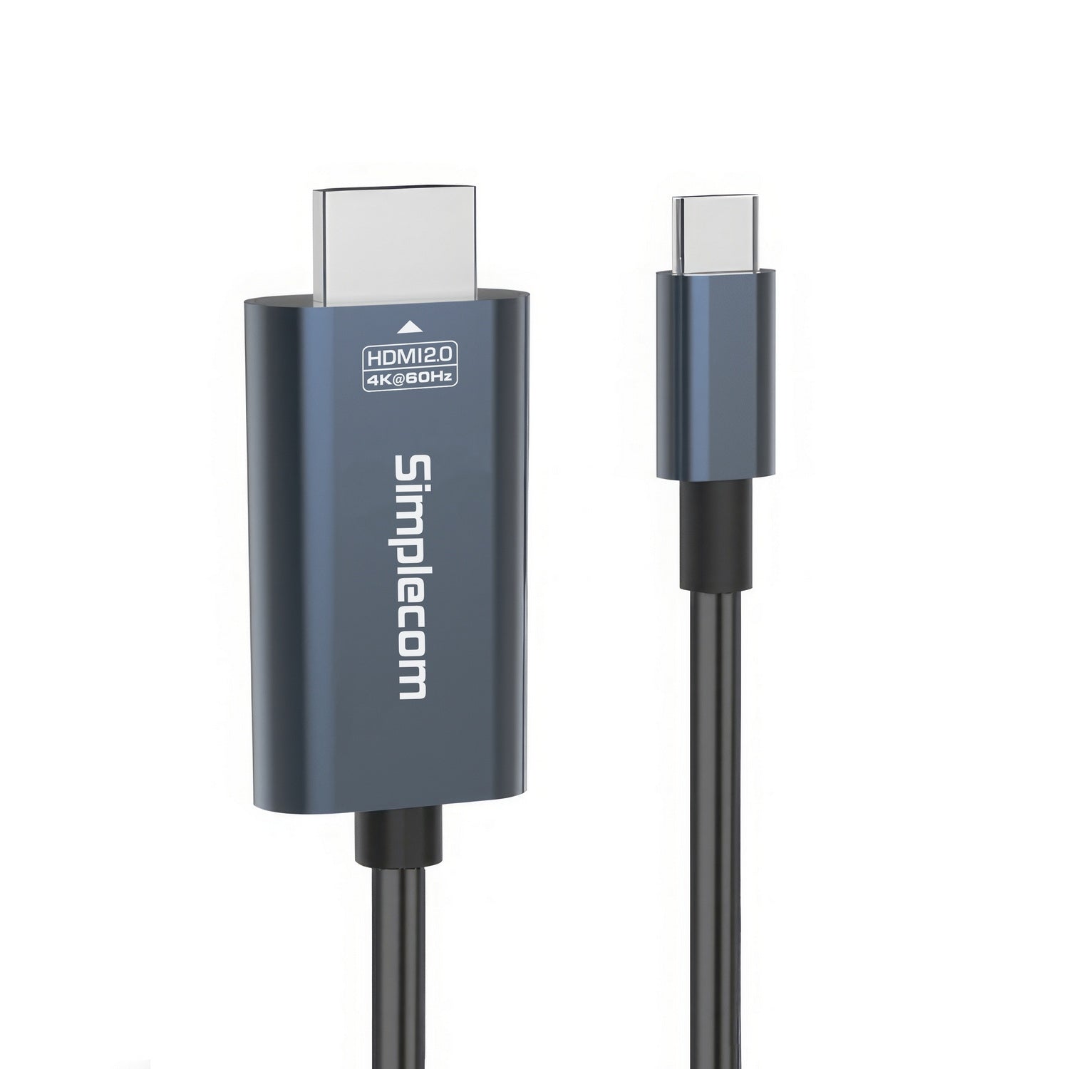 Computer Cables & Adapters: Simplecom DA322 USB-C Type-C to HDMI 2.0 Cable 2M HDCP 4K@60Hz
