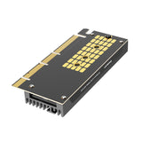 Desktops & Accessories: Simplecom EC415B NVMe M.2 SSD to PCIe x4 x8 x16 Expansion Card with Aluminium Heat Sink Black