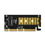 Desktops & Accessories: Simplecom EC415B NVMe M.2 SSD to PCIe x4 x8 x16 Expansion Card with Aluminium Heat Sink Black