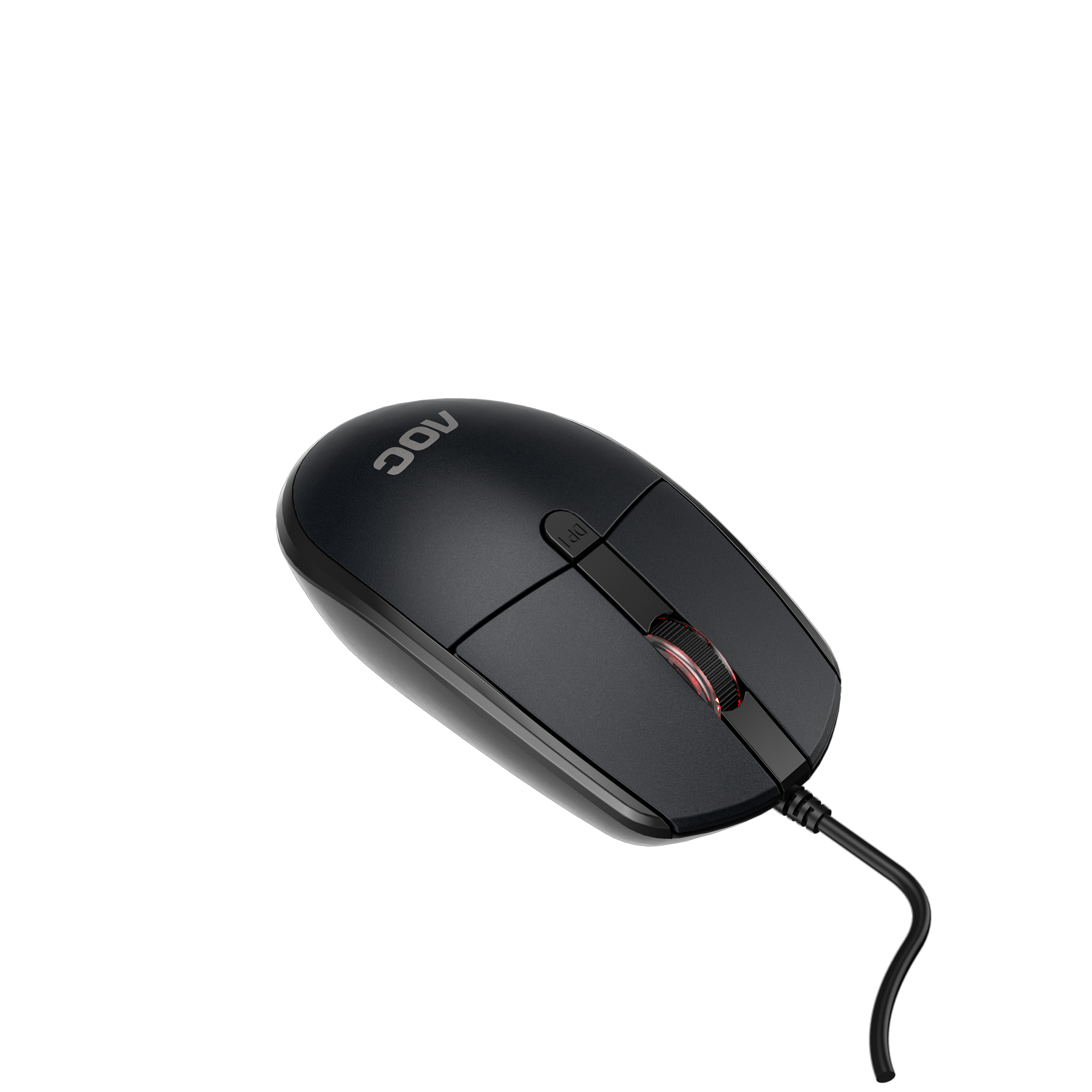 AOC MS130B/LA Wired Office Mouse USB Optical 3-Button Black