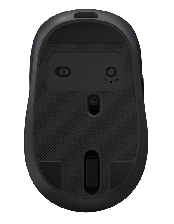 AOC MS360B/LA Wireless Mouse 2.4G + Bluetooth Dual Mode 6-Key DPI1600 Black