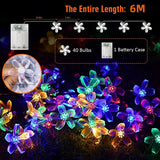 Night Lights & Ambient Lighting: BDI 6M40 Sakura lamp waterproof Christmas decoration (6-meter 40 LED)