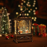 Night Lights & Ambient Lighting: BDI Lamp-LW003-Snowman Music Lantern Sculpture Christmas