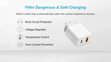 Phone Chargers: BDI 25W PD Quick Charger AU plug with USB-A and Type-C Ports