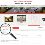 BENFEI 000200BK [VESA Certified] DP to DP Male to Male Cable 3M Supports 8K@60Hz Compatible with Lenovo, Dell, HP, ASUS and More