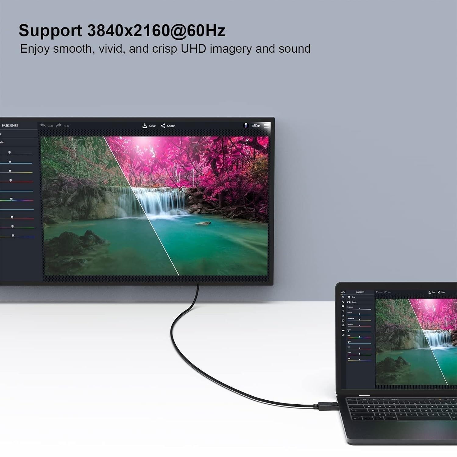 BENFEI 000200BK [VESA Certified] DP to DP Male to Male Cable 3M Supports 8K@60Hz Compatible with Lenovo, Dell, HP, ASUS and More