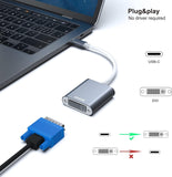 Computer Cables & Adapters: BENFEI 000164GY USB C to DVI Adapter [Thunderbolt 3/4 Compatible]