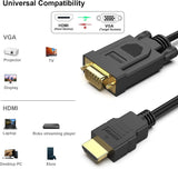 Computer Cables & Adapters: BENFEI HDMI to VGA Male to Male1.8M Cable