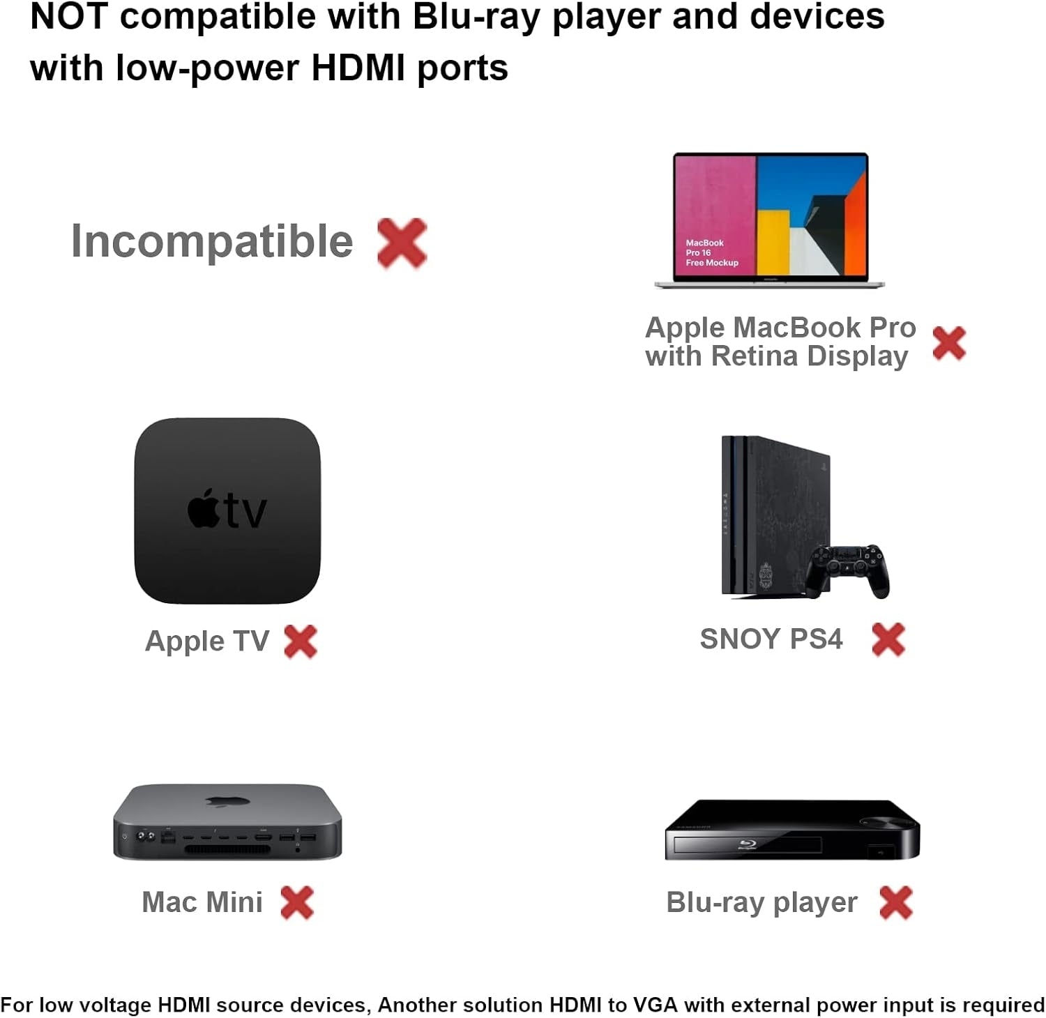 Computer Cables & Adapters: BENFEI HDMI to VGA Male to Male1.8M Cable