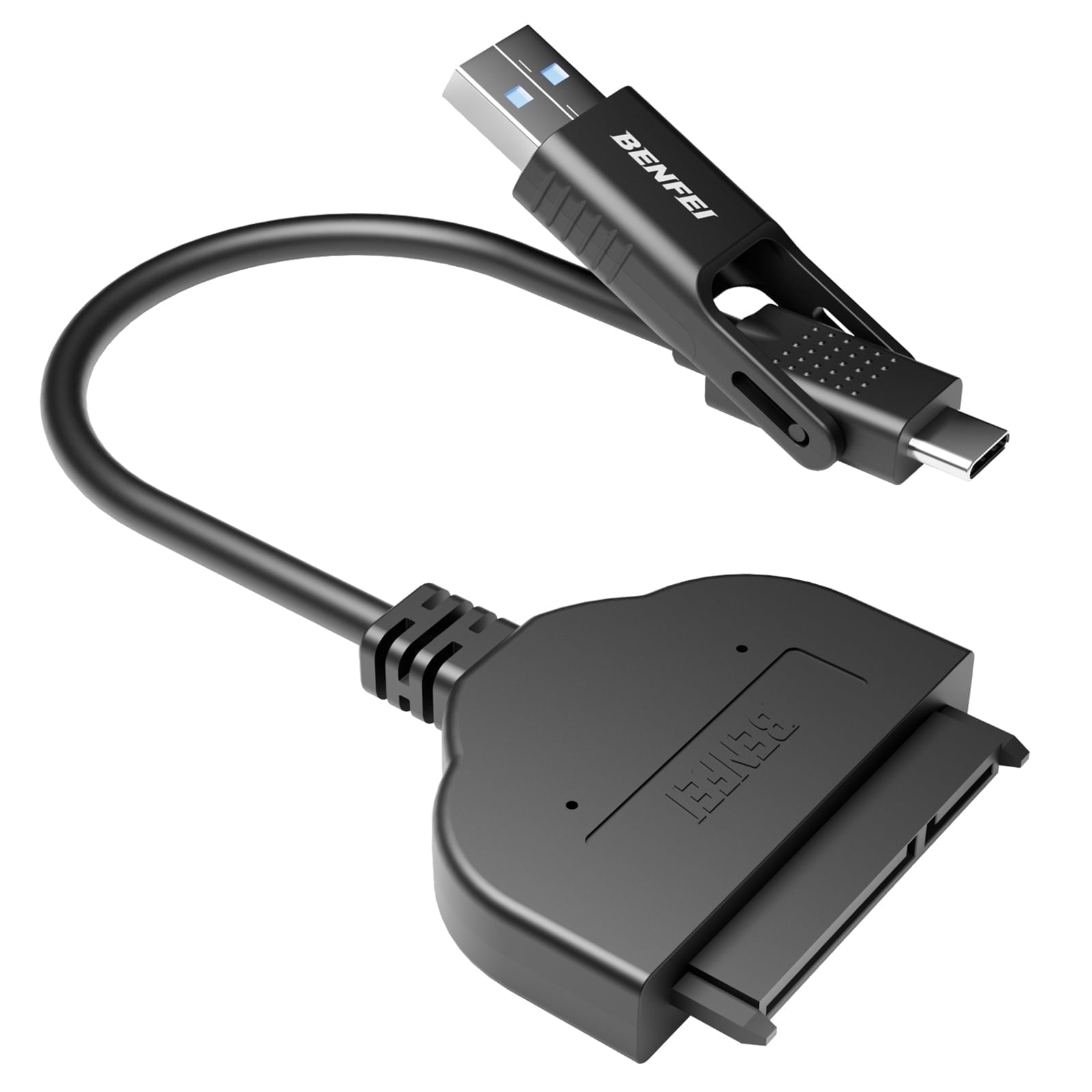 Computer Cables & Adapters: BENFEI 2in1 USB-C/USB 3.0 to SATA III Hard Driver Adapter