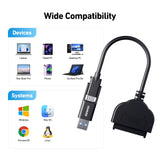 Computer Cables & Adapters: BENFEI 2in1 USB-C/USB 3.0 to SATA III Hard Driver Adapter