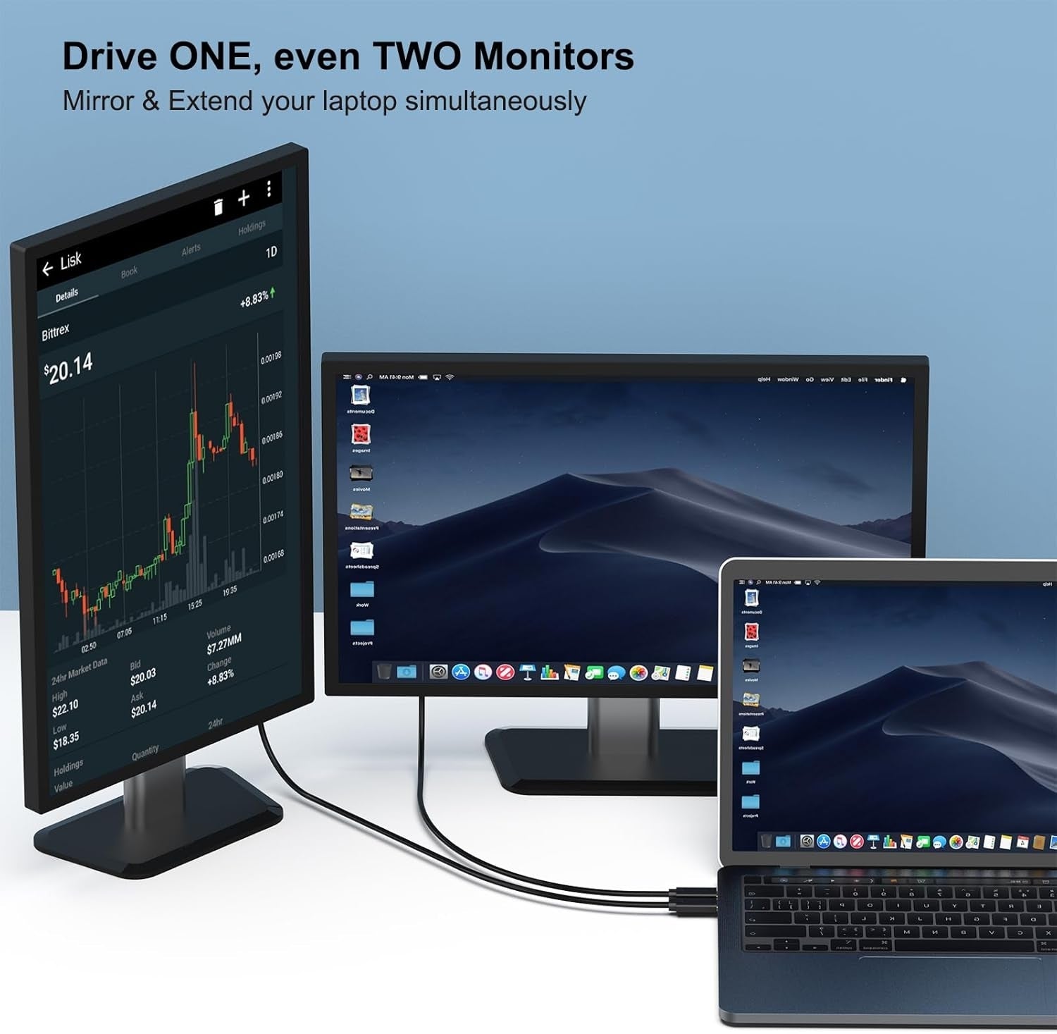 Computer Cables & Adapters: BENFEI USB C to DVI Cable 1.8m