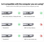 Computer Cables & Adapters: BENFEI 206GY-3F USB-C to HDMI 0.9M Cable 4K@60Hz, Aluminum Shell, Nylon Braided